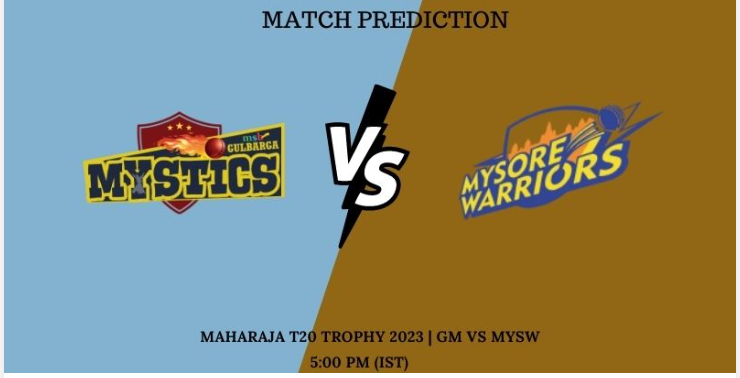 GM vs MYSW Match Prediction Who Will Win Today’s Maharaja T20 Trophy 2023 Match 28