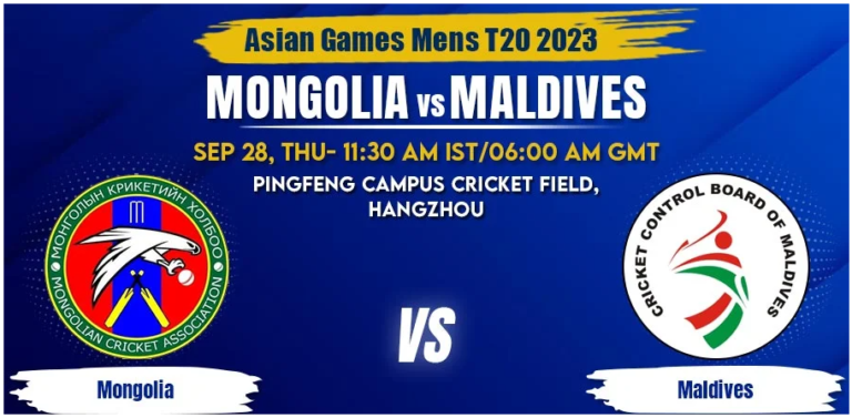 Mongolia vs Maldives Today Match Prediction & Live Odds - Asian Games 2023