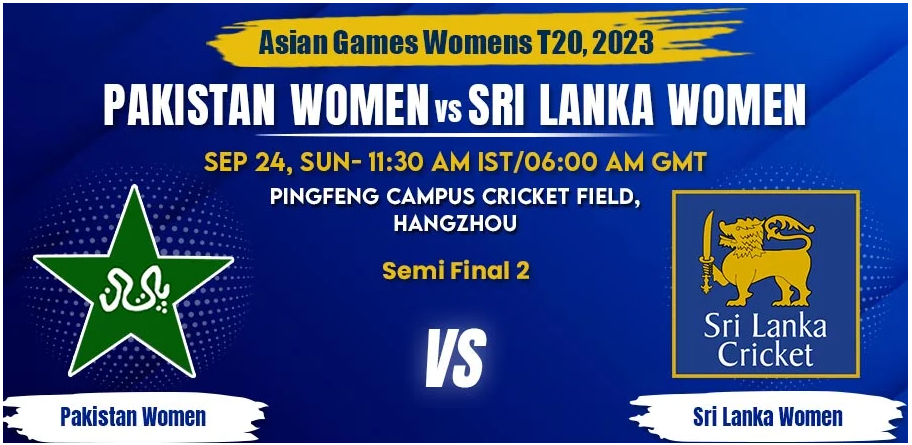 Pakistan vs Sri Lanka Women Today Match Prediction & Live Odds - Asian Games 2023