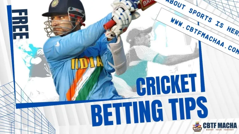 Top Online Cricket Betting Tips by CBTF MACHA