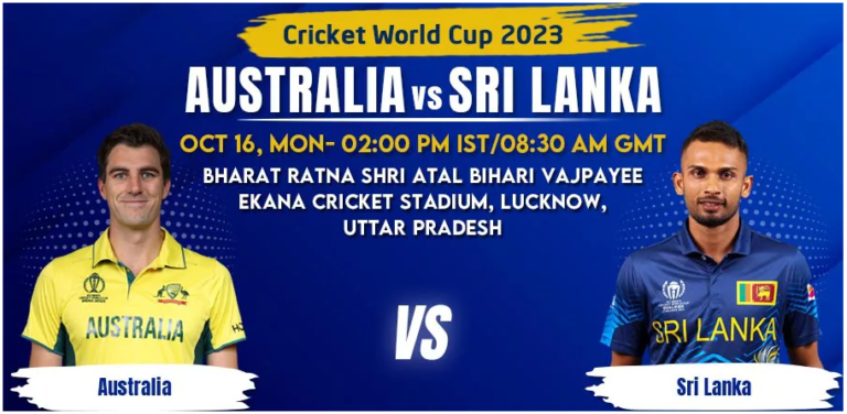 Australia vs Sri Lanka Match Prediction, Betting Tips & Odds - Cricket World Cup 2023