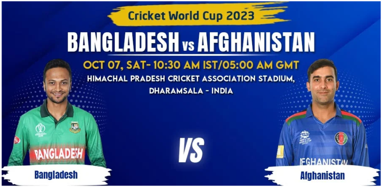 BAN vs AFG Match Prediction, Betting Tips & Odds - Cricket World Cup 2023