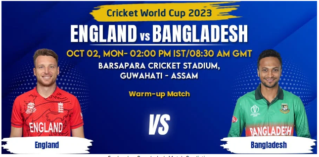 ENG vs BAN Today Match Prediction & Betting Tips - Cricket World Cup 2023