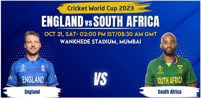 England vs South Africa Match Prediction, Betting Tips & Odds - Cricket World Cup 2023