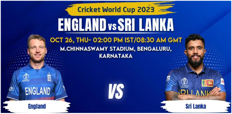 England vs Sri Lanka Match Prediction, Betting Tips & Odds - Cricket World Cup 2023