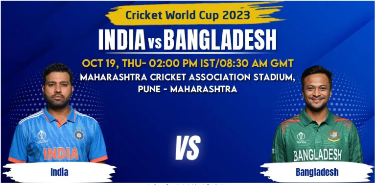 India vs Bangladesh Match Prediction, Betting Tips & Odds - Cricket World Cup 2023