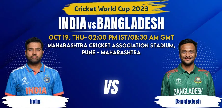 India vs Bangladesh Match Prediction, Betting Tips & Odds - Cricket World Cup 2023