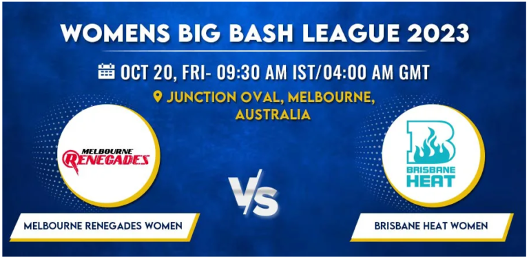 Melbourne Renegades vs Brisbane Heat Women T20 Today Match Prediction & Live Odds - WBBL 2023