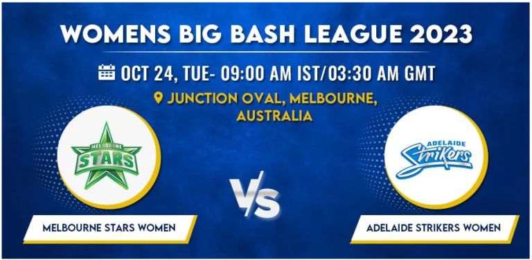 Melbourne Stars vs Adelaide Strikers Women T20 Today Match Prediction & Live Odds - WBBL 2023