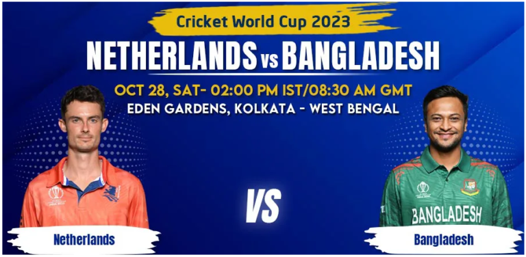 Netherlands vs Bangladesh Match Prediction, Betting Tips & Odds - Cricket World Cup 2023