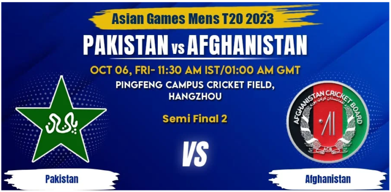 Pakistan vs Afghanistan Today Match Prediction & Live Odds - Asian Games 2023