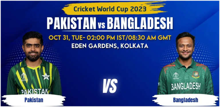 Pakistan vs Bangladesh Match Prediction, Betting Tips & Odds - Cricket World Cup 2023