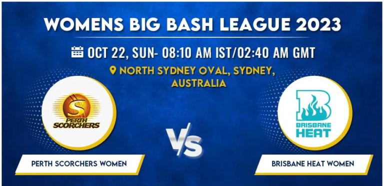 Perth Scorchers vs Brisbane Heat Women T20 Today Match Prediction & Live Odds - WBBL 2023