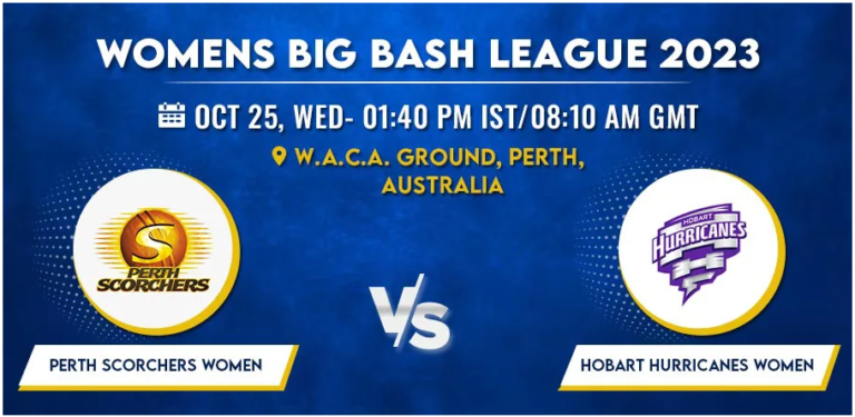 Perth Scorchers vs Hobart Hurricanes Women T20 Today Match Prediction & Live Odds - WBBL 2023