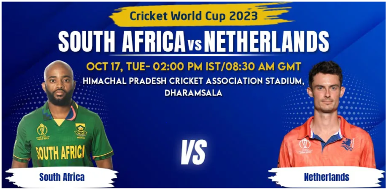 South Africa vs Netherlands Match Prediction, Betting Tips & Odds - Cricket World Cup 2023