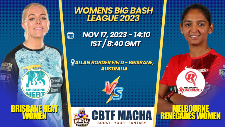 Brisbane Heat vs Melbourne Renegades Women T20 Today Match Prediction & Live Odds - WBBL 2023