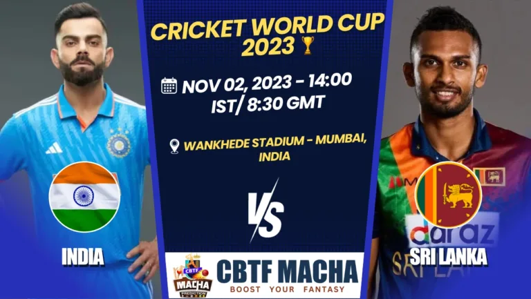 India vs Sri Lanka Match Prediction, Betting Tips & Odds - Cricket World Cup 2023