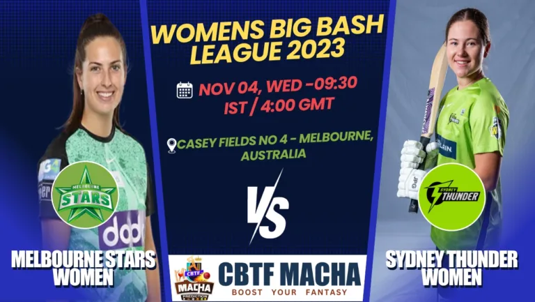 Melbourne Stars vs Sydney Thunder Women T20 Today Match Prediction & Live Odds - WBBL 2023