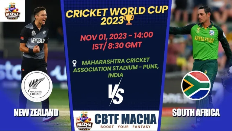 New Zealand vs South Africa Match Prediction, Betting Tips & Odds - Cricket World Cup 2023