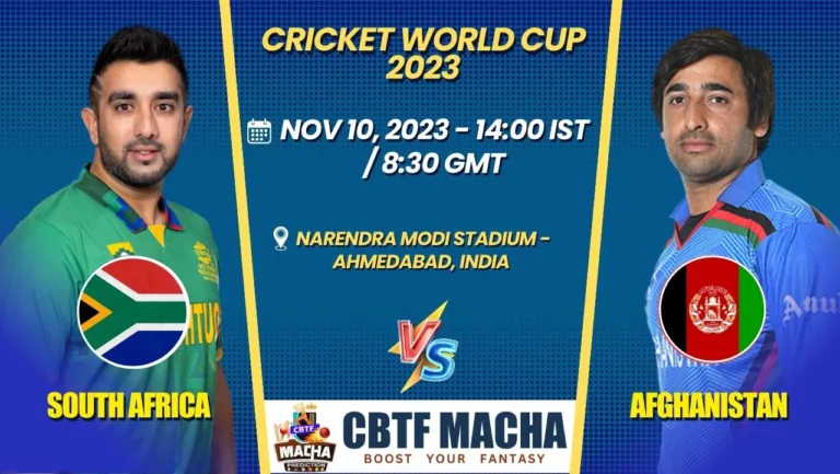 South Africa vs Afghanistan Match Prediction, Betting Tips & Odds - Cricket World Cup 2023