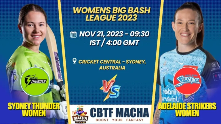 Sydney Thunder vs Adelaide Strikers Women T20 Today Match Prediction & Live Odds - WBBL 2023