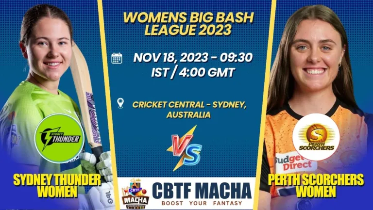 Sydney Thunder vs Perth Scorchers Women T20 Today Match Prediction & Live Odds - WBBL 2023