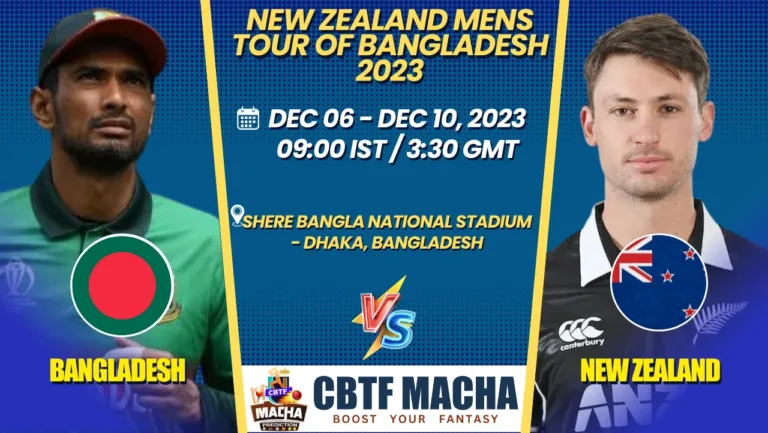 Bangladesh vs New Zealand 2nd Test Match Prediction & Betting Tips