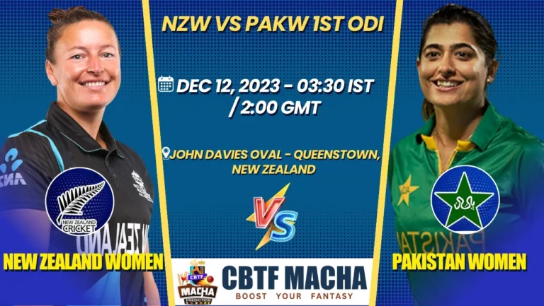 New Zealand vs Pakistan Women 1st ODI Match Prediction, Betting Tips & Odds