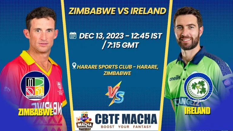 Zimbabwe vs Ireland 1st ODI Match Prediction, Betting Tips & Odds