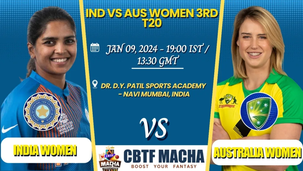 India vs Australia Women 3rd T20 Match Prediction, Betting Tips & Odds