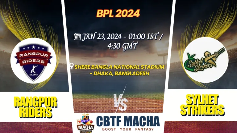 Rangpur Riders vs Sylhet Strikers Today Match Prediction & Live Odds - BPL 2024