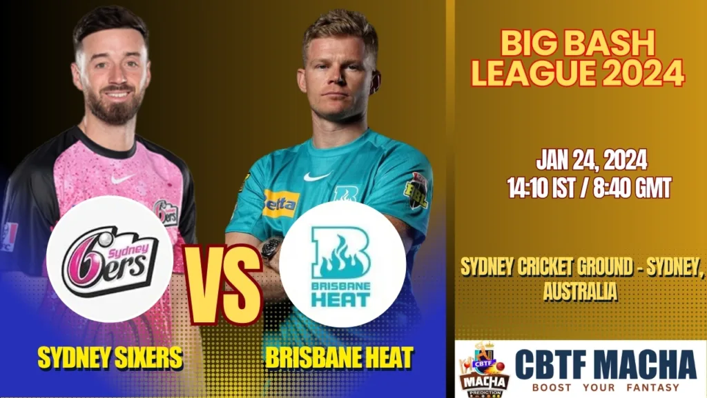 Sydney Sixers vs Brisbane Heat Today Match Prediction & Live Odds - Final BBL 2024