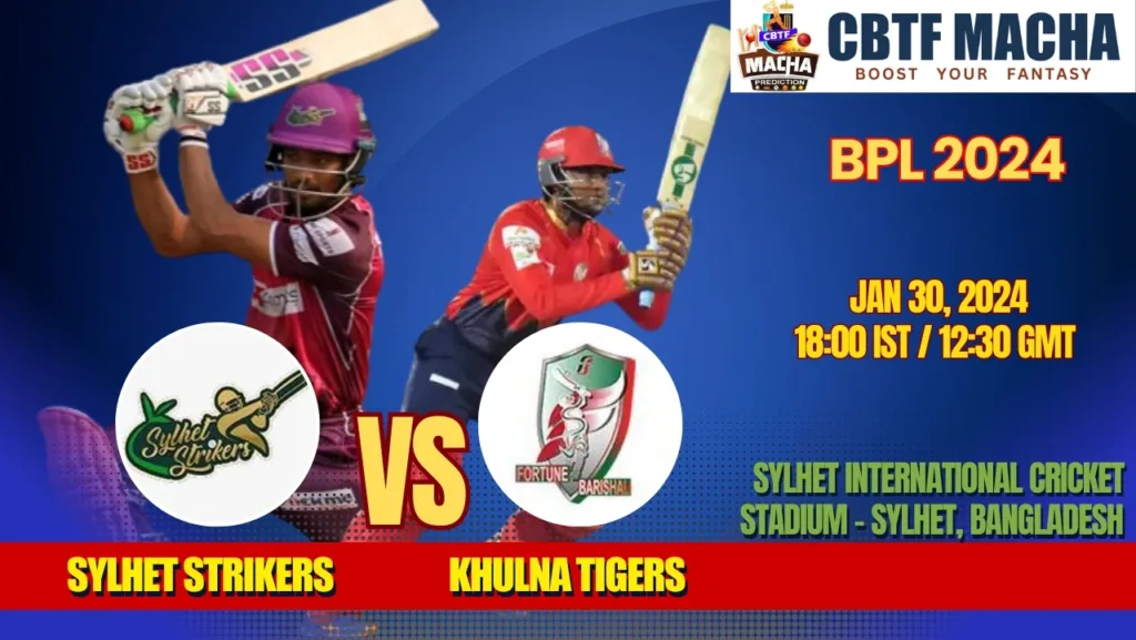 Sylhet Strikers vs Fortune Barishal Today Match Prediction & Live Odds - BPL 2024