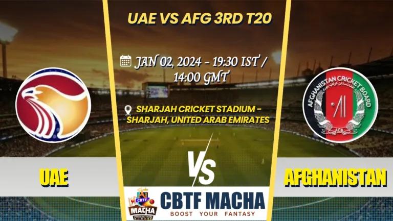 UAE vs Afghanistan 3rd T20 Match Prediction, Betting Tips & Odds