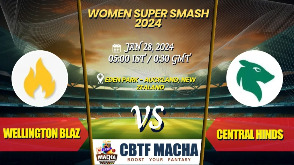 Wellington Blaze vs Central Hinds Today Match Prediction & Live Odds - Final Super Smash Women 2024