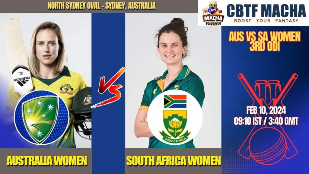 Australia vs South Africa Women 3rd ODI Match Prediction, Betting Tips & Odds