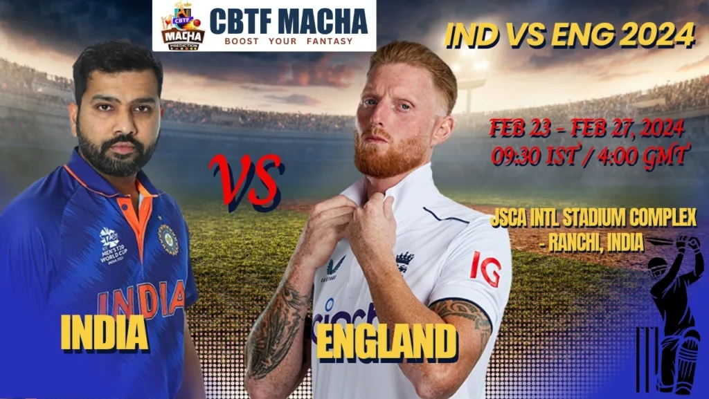 India vs England 4th Test Match Prediction, Betting Tips & Odds