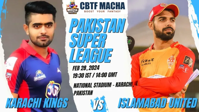 Karachi Kings vs Islamabad United Today Match Prediction & Live Odds - PSL 2024