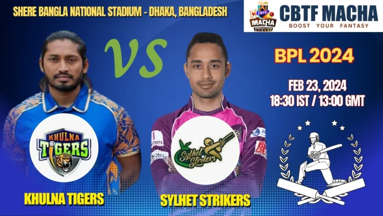 Khulna Tigers vs Sylhet Strikers Today Match Prediction & Live Odds - BPL 2024