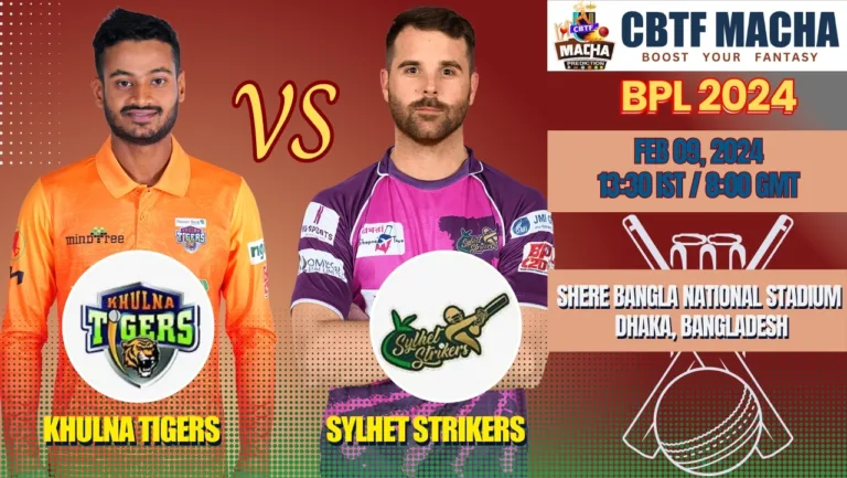 Khulna Tigers vs Sylhet Strikers Today Match Prediction & Live Odds - BPL 2024