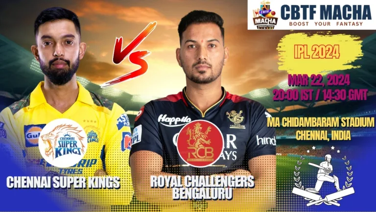 CSK vs RCB Today Match Prediction & Live Odds - IPL 2024