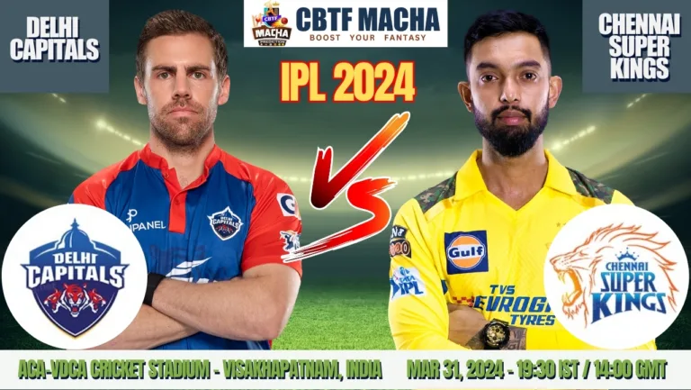 DC vs CSK Today Match Prediction & Live Odds - IPL 2024