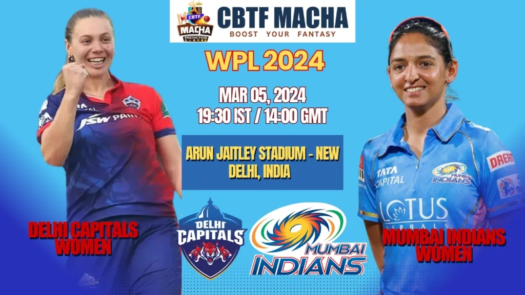 Delhi Capitals vs Mumbai Indians Women Today Match Prediction & Live Odds - WPL 2024