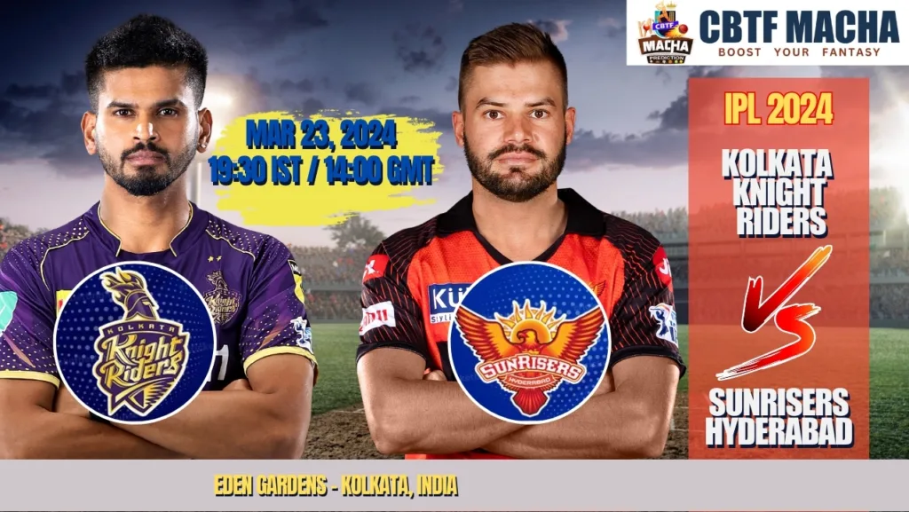 KKR vs SRH Today Match Prediction & Live Odds - IPL 2024