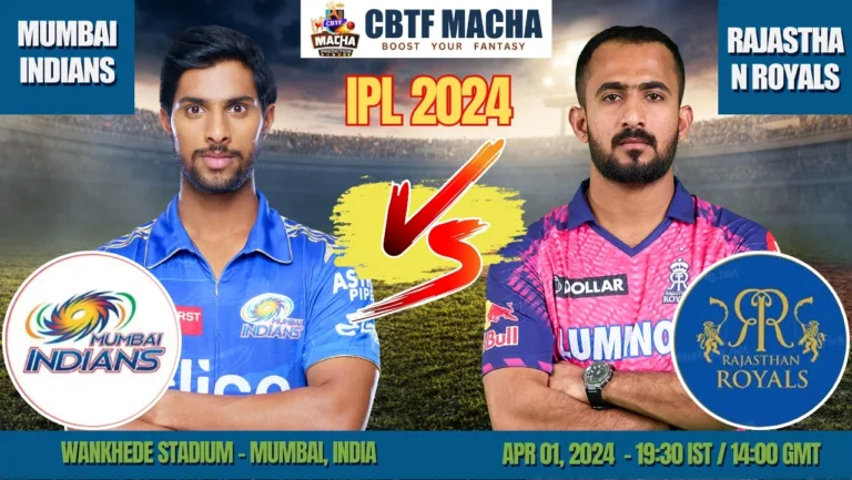 MI vs RR Today Match Prediction & Live Odds - IPL 2024