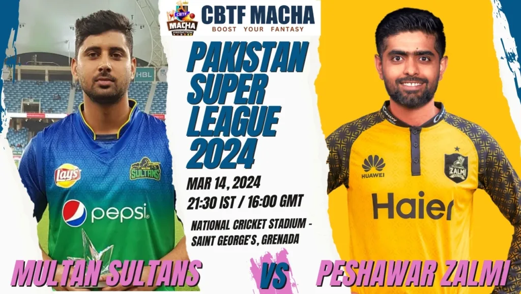 Multan Sultans vs Peshawar Zalmi Today Match Prediction & Live Odds - Qualifier PSL 2024