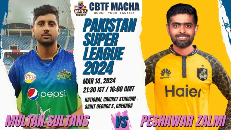 Multan Sultans vs Peshawar Zalmi Today Match Prediction & Live Odds - Qualifier PSL 2024