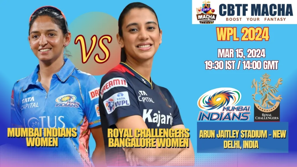 Mumbai Indians vs Royal Challengers Bangalore Women Today Match Prediction & Live Odds - Eliminator WPL 2024