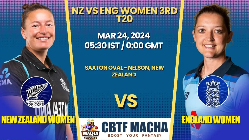 New Zealand vs England Women 3rd T20 Match Prediction, Betting Tips & Odds