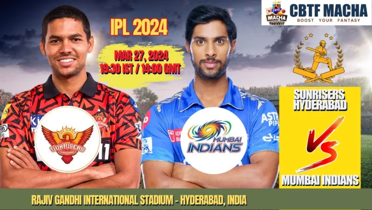 SRH vs MI Today Match Prediction & Live Odds - IPL 2024